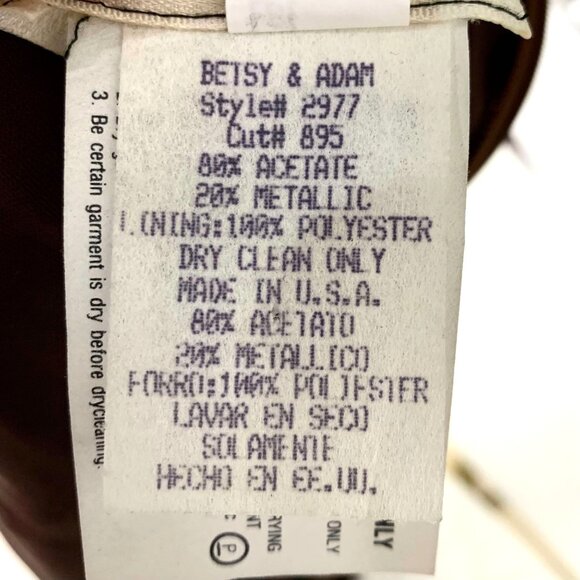 Bronze Shimmer Gown Rhinestone Waist Slip Dress Sleek Hollywood Glam VTG Cache 8 - Picture 11 of 12